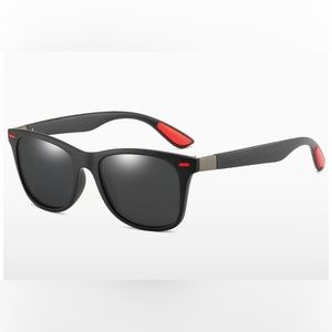 NWT - Polarized Sunglasses UV400 - Black & Red